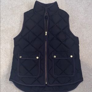 Quilted J Crew vest